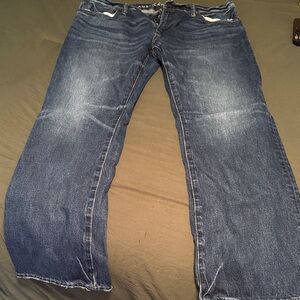 American Eagle Outfitters Dark Blue Relaxed Jeans